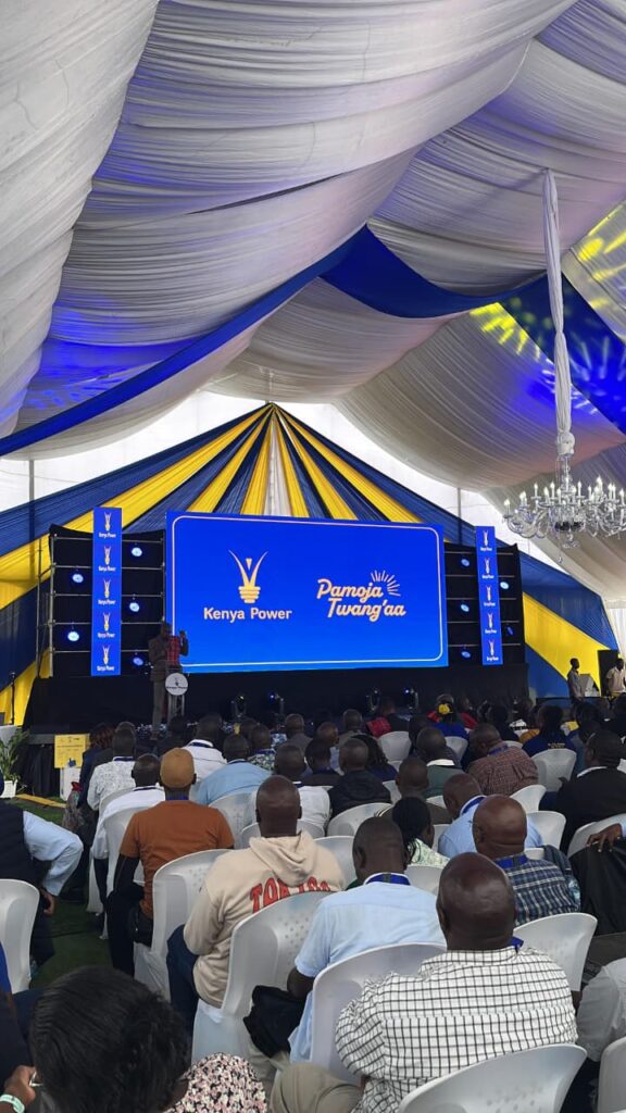 LED screen hire in Kenya for professional events with stage and lighting setup